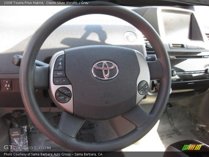 Classic Silver Metallic / Gray 2008 Toyota Prius Hybrid