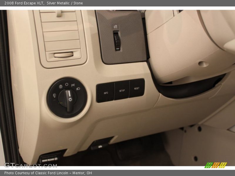 Silver Metallic / Stone 2008 Ford Escape XLT