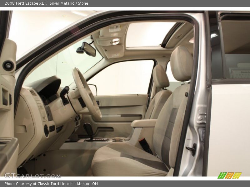 Silver Metallic / Stone 2008 Ford Escape XLT