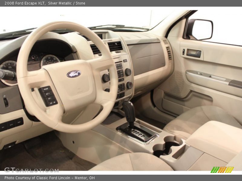 Silver Metallic / Stone 2008 Ford Escape XLT