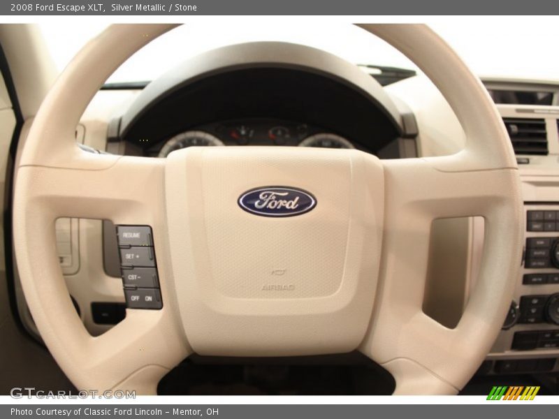 Silver Metallic / Stone 2008 Ford Escape XLT