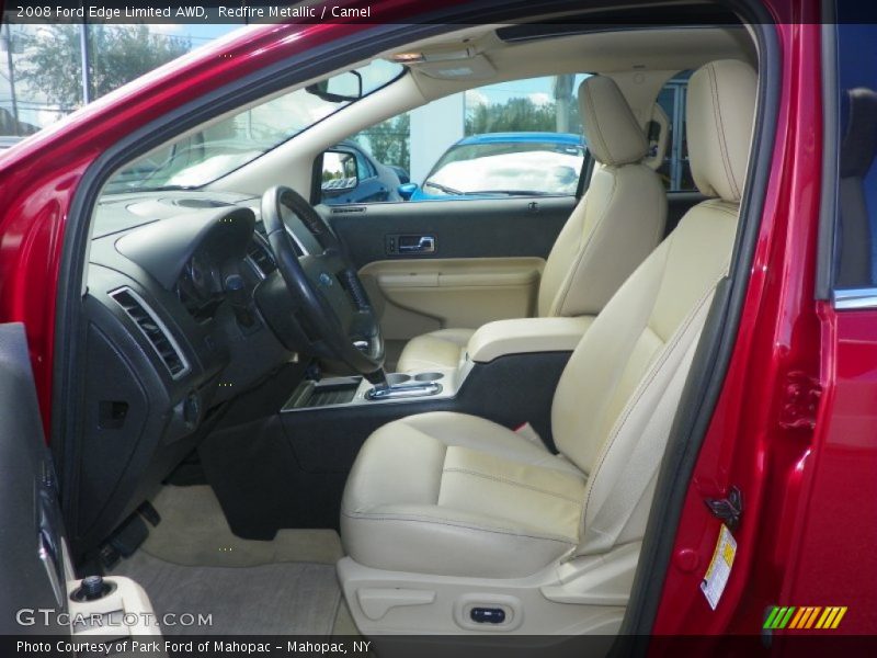 Redfire Metallic / Camel 2008 Ford Edge Limited AWD