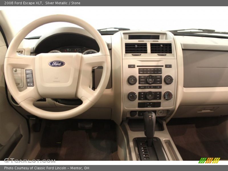 Silver Metallic / Stone 2008 Ford Escape XLT