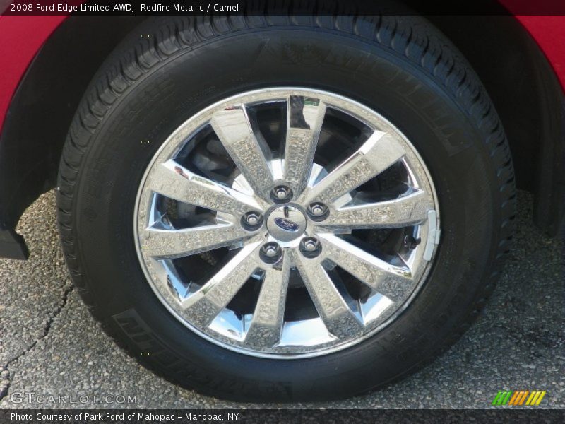 Redfire Metallic / Camel 2008 Ford Edge Limited AWD