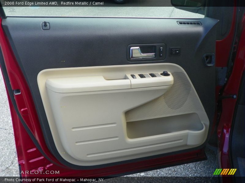 Redfire Metallic / Camel 2008 Ford Edge Limited AWD