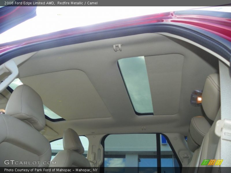 Redfire Metallic / Camel 2008 Ford Edge Limited AWD