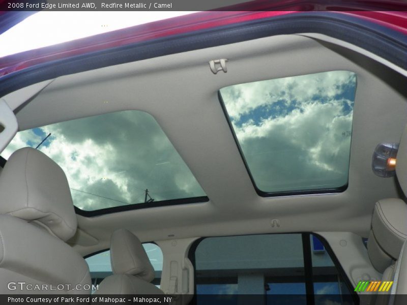 Redfire Metallic / Camel 2008 Ford Edge Limited AWD