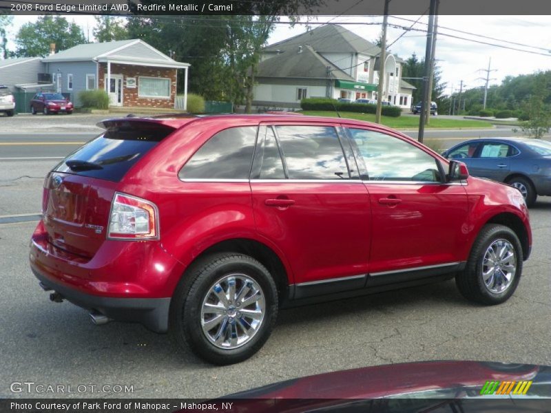 Redfire Metallic / Camel 2008 Ford Edge Limited AWD