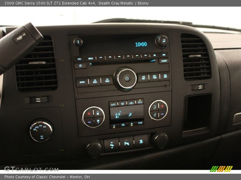 Stealth Gray Metallic / Ebony 2009 GMC Sierra 1500 SLT Z71 Extended Cab 4x4