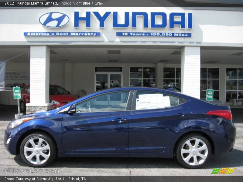  2012 Elantra Limited Indigo Night Blue