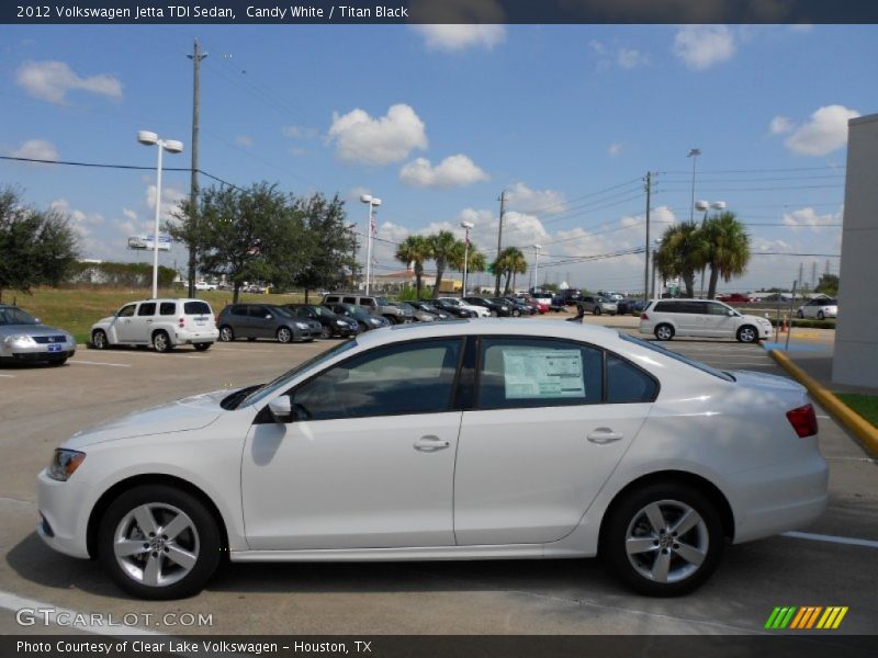Candy White / Titan Black 2012 Volkswagen Jetta TDI Sedan