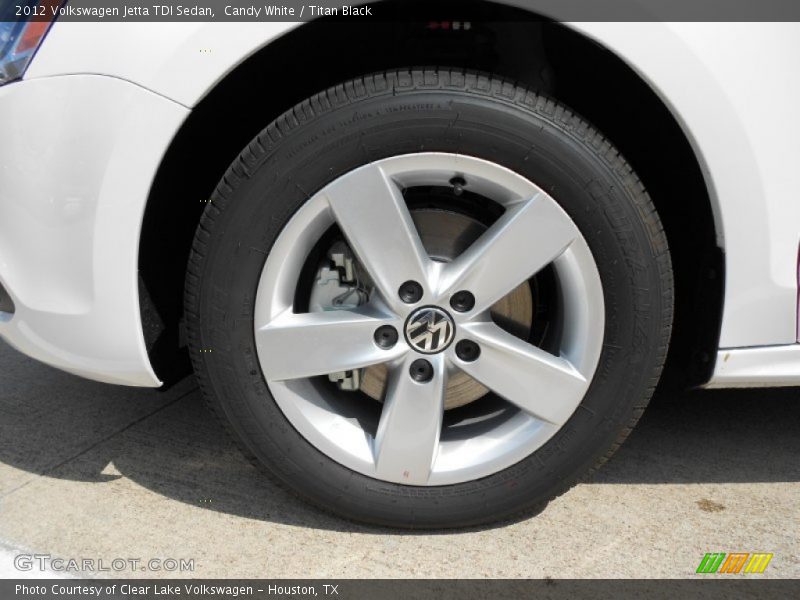 Candy White / Titan Black 2012 Volkswagen Jetta TDI Sedan