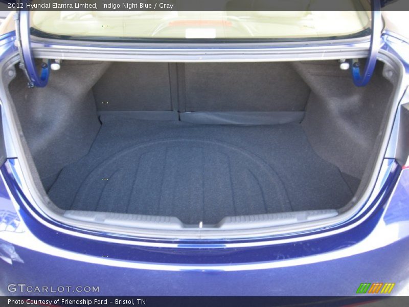 Indigo Night Blue / Gray 2012 Hyundai Elantra Limited