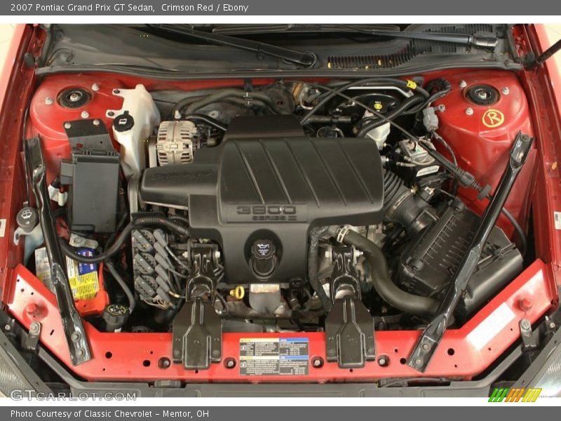 Crimson Red / Ebony 2007 Pontiac Grand Prix GT Sedan