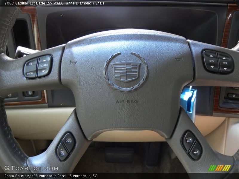 White Diamond / Shale 2003 Cadillac Escalade ESV AWD