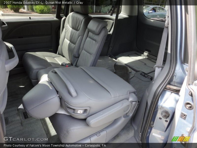 Ocean Mist Metallic / Gray 2007 Honda Odyssey EX-L