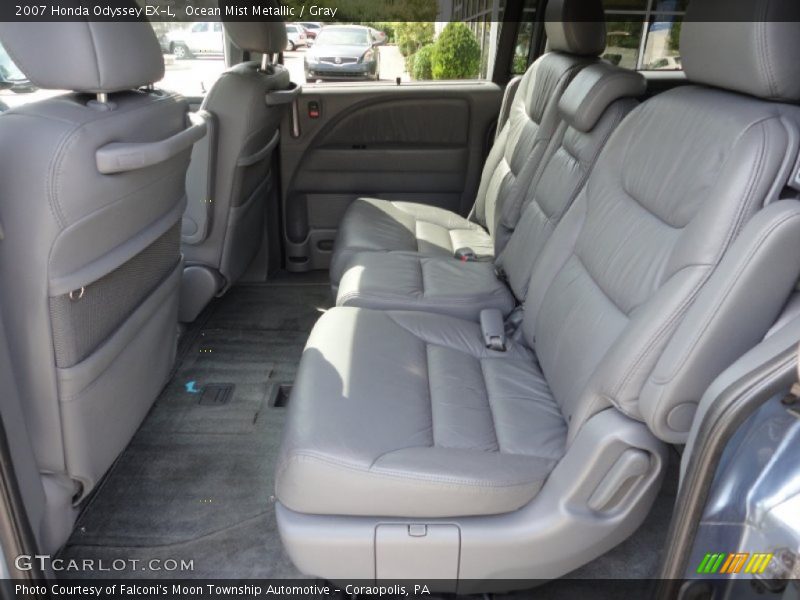 Ocean Mist Metallic / Gray 2007 Honda Odyssey EX-L