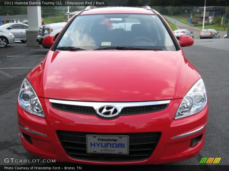 Chilipepper Red / Black 2011 Hyundai Elantra Touring GLS