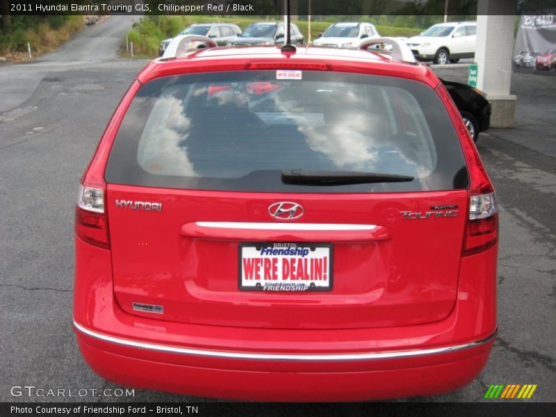 Chilipepper Red / Black 2011 Hyundai Elantra Touring GLS