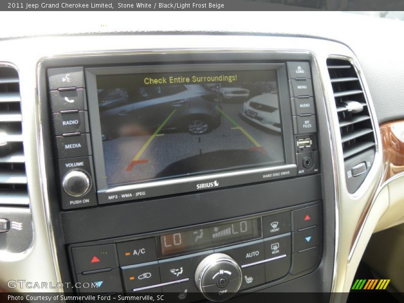 Stone White / Black/Light Frost Beige 2011 Jeep Grand Cherokee Limited