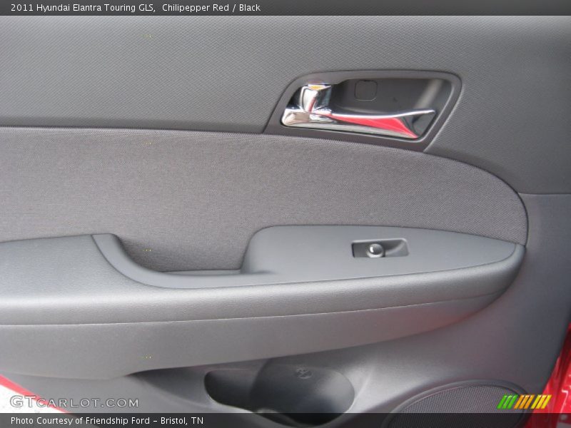 Chilipepper Red / Black 2011 Hyundai Elantra Touring GLS