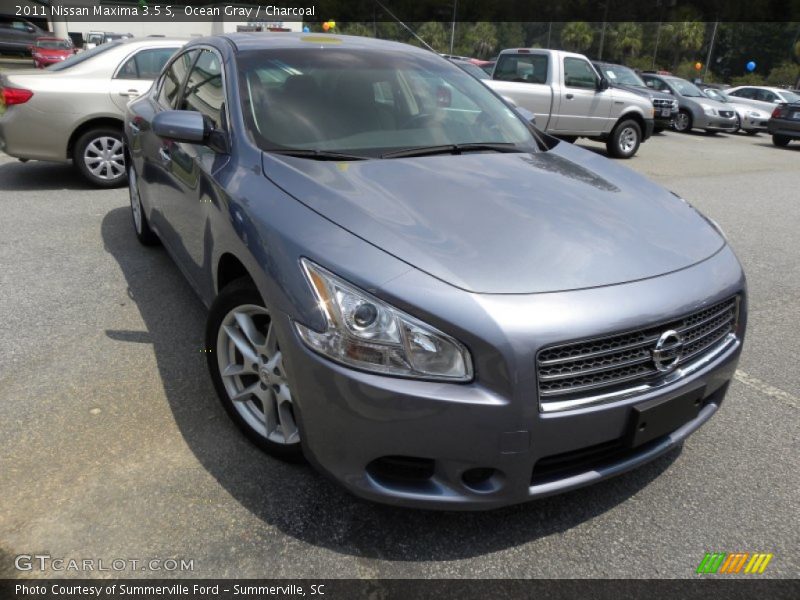 Ocean Gray / Charcoal 2011 Nissan Maxima 3.5 S