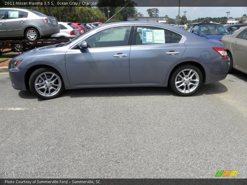 Ocean Gray / Charcoal 2011 Nissan Maxima 3.5 S