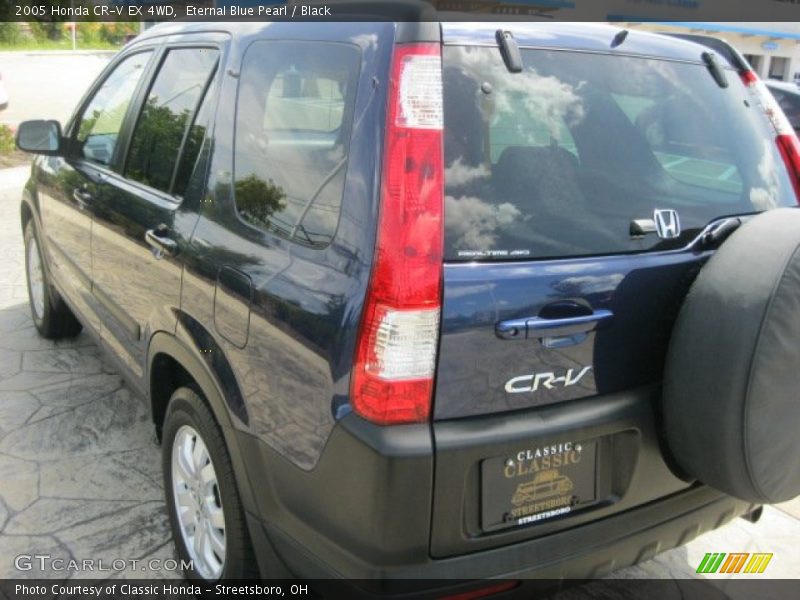 Eternal Blue Pearl / Black 2005 Honda CR-V EX 4WD