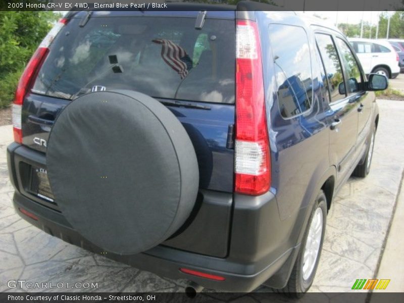 Eternal Blue Pearl / Black 2005 Honda CR-V EX 4WD