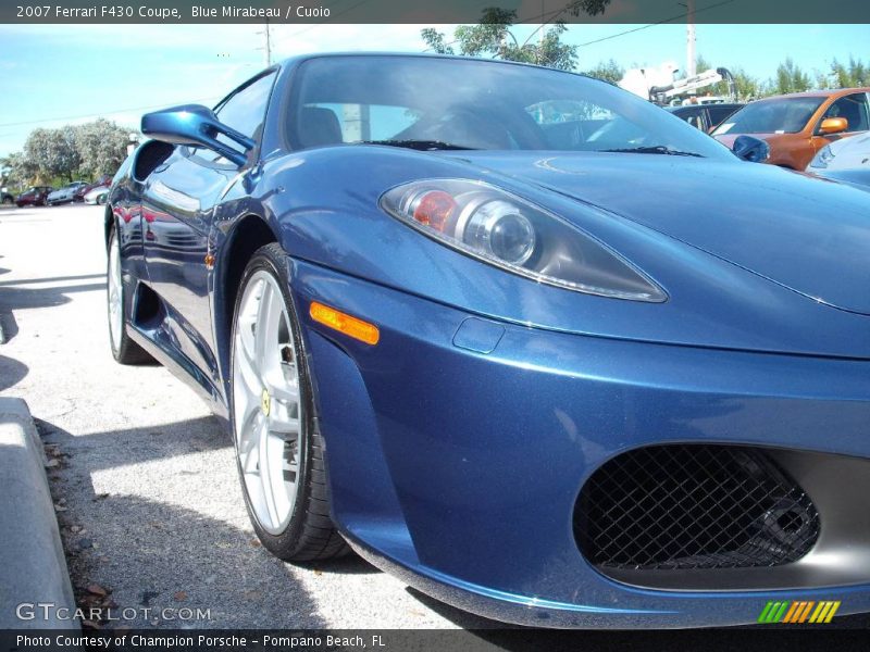 Blue Mirabeau / Cuoio 2007 Ferrari F430 Coupe