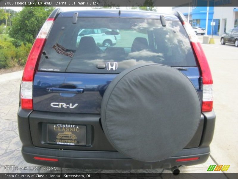 Eternal Blue Pearl / Black 2005 Honda CR-V EX 4WD