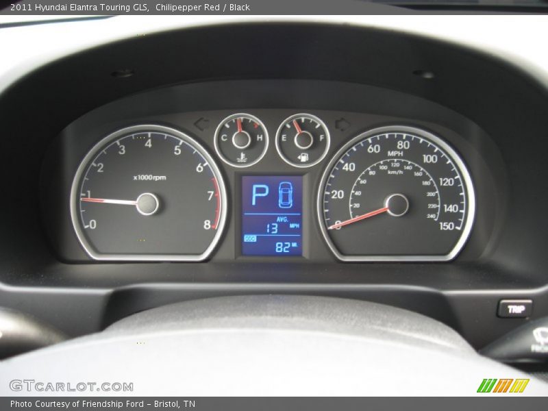 Chilipepper Red / Black 2011 Hyundai Elantra Touring GLS