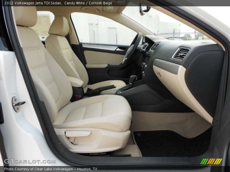  2012 Jetta TDI Sedan Cornsilk Beige Interior