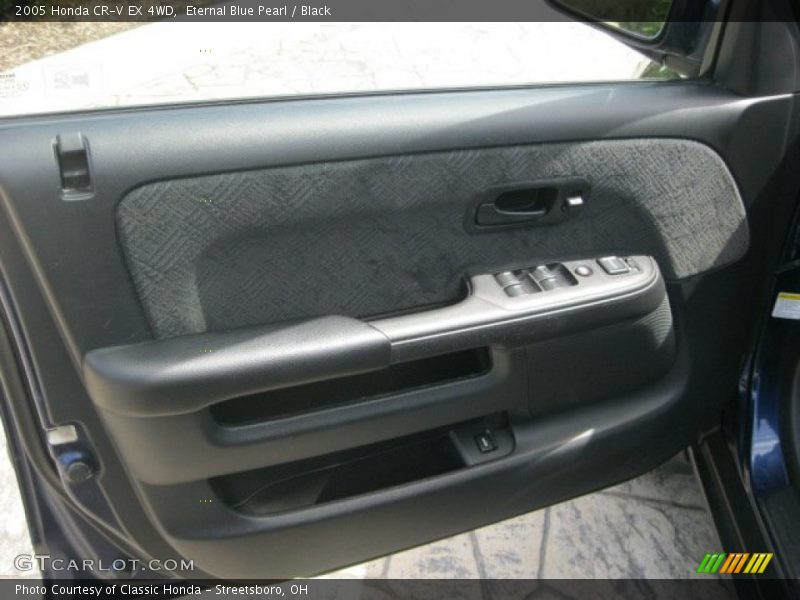 Eternal Blue Pearl / Black 2005 Honda CR-V EX 4WD
