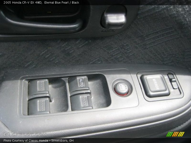 Eternal Blue Pearl / Black 2005 Honda CR-V EX 4WD
