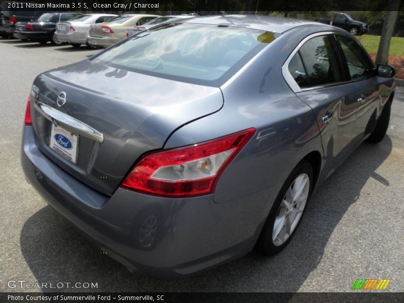 Ocean Gray / Charcoal 2011 Nissan Maxima 3.5 S