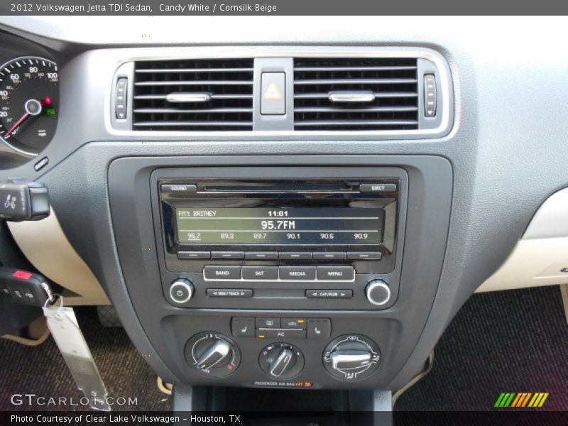 Controls of 2012 Jetta TDI Sedan