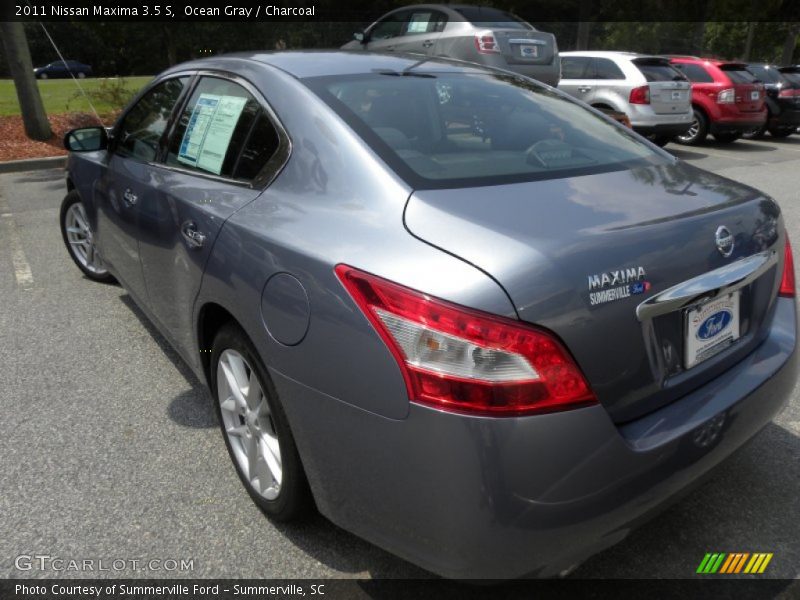 Ocean Gray / Charcoal 2011 Nissan Maxima 3.5 S