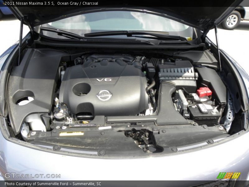 Ocean Gray / Charcoal 2011 Nissan Maxima 3.5 S