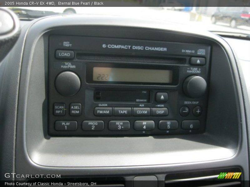 Eternal Blue Pearl / Black 2005 Honda CR-V EX 4WD
