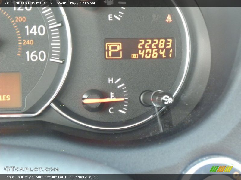 Ocean Gray / Charcoal 2011 Nissan Maxima 3.5 S