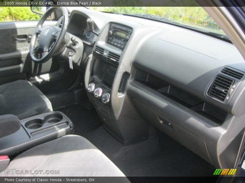Eternal Blue Pearl / Black 2005 Honda CR-V EX 4WD