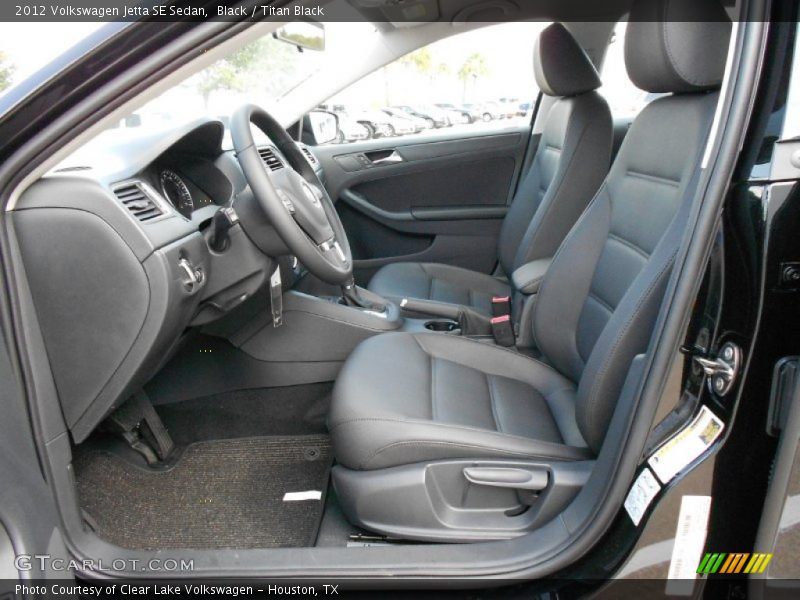Black / Titan Black 2012 Volkswagen Jetta SE Sedan