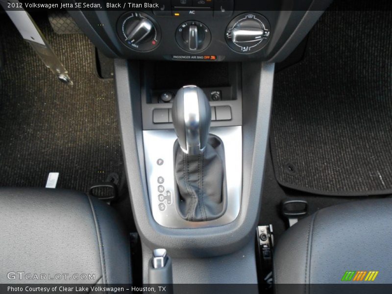Black / Titan Black 2012 Volkswagen Jetta SE Sedan