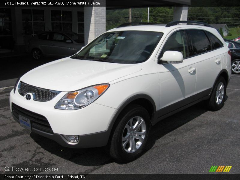 Stone White / Beige 2011 Hyundai Veracruz GLS AWD