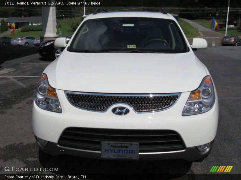 Stone White / Beige 2011 Hyundai Veracruz GLS AWD
