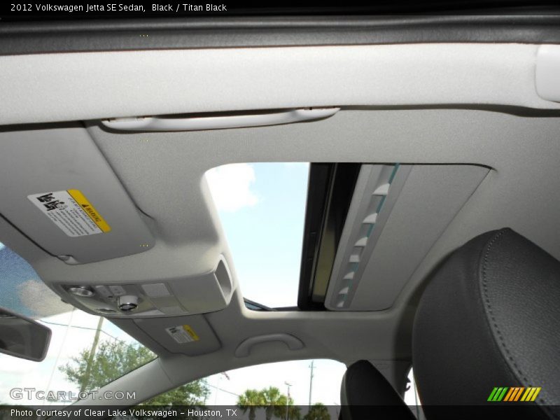 Black / Titan Black 2012 Volkswagen Jetta SE Sedan