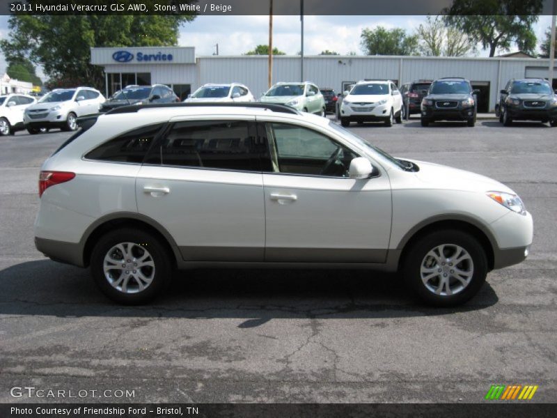 Stone White / Beige 2011 Hyundai Veracruz GLS AWD