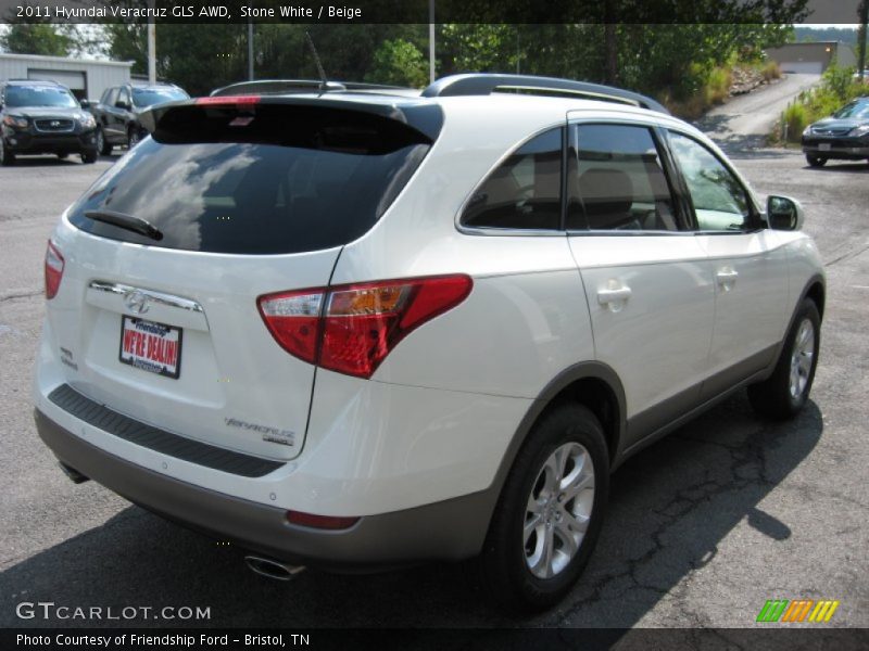 Stone White / Beige 2011 Hyundai Veracruz GLS AWD