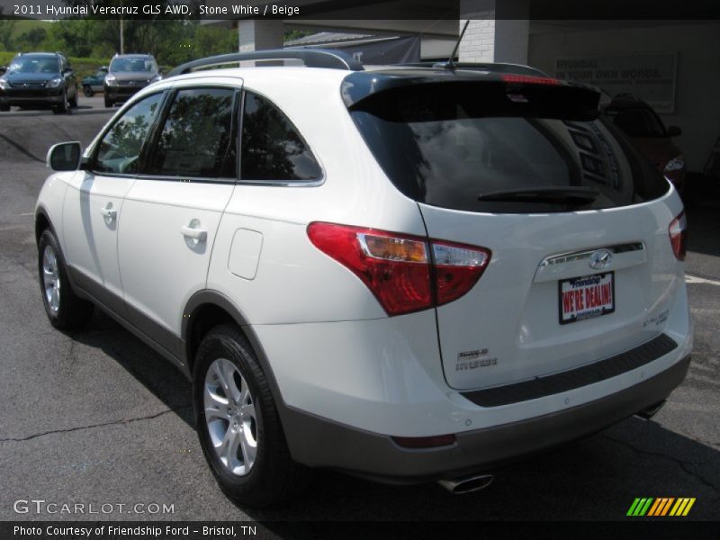 Stone White / Beige 2011 Hyundai Veracruz GLS AWD